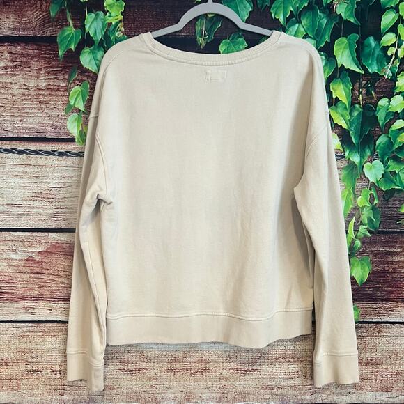 Pact Cheetah Crewneck Sweater Women Large XL Wild Pullover Sweatshirt Cat Animal - Picture 4 of 7